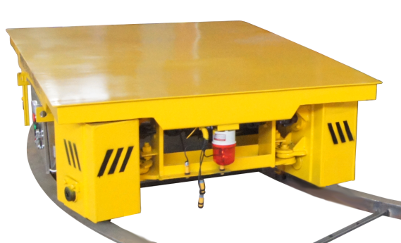 有轨转弯电动平车